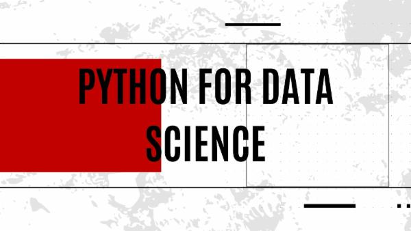 Virtual Internship in Python for data science and statistical analysis